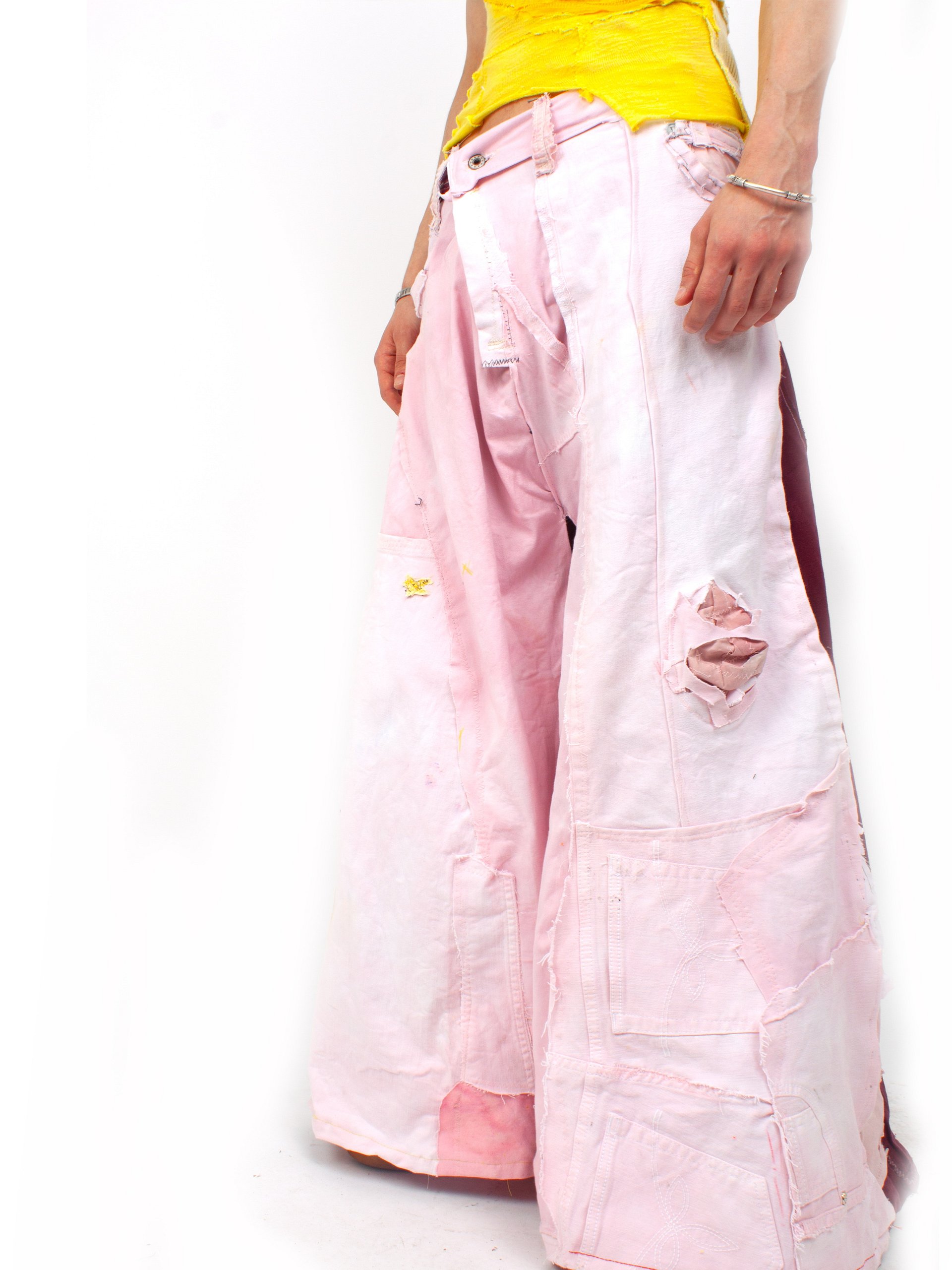 Wide Pink Bubblegum Paradise Trousers product image (1)