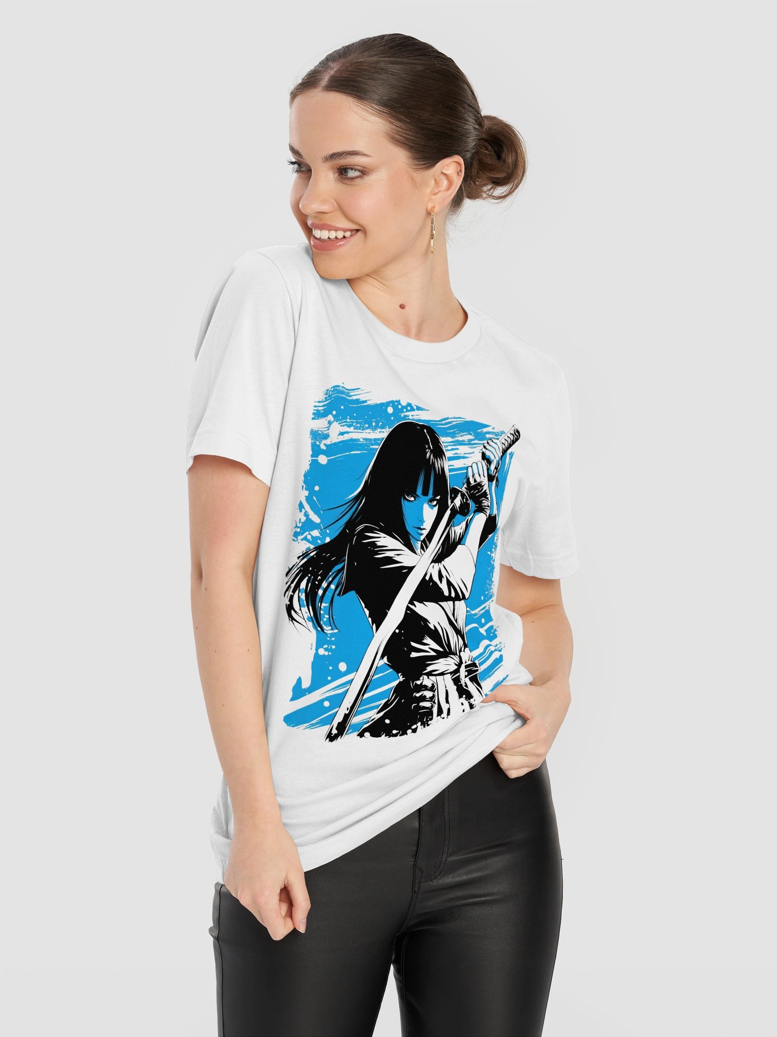 Samurai School Girl Anime Tee product image (12)