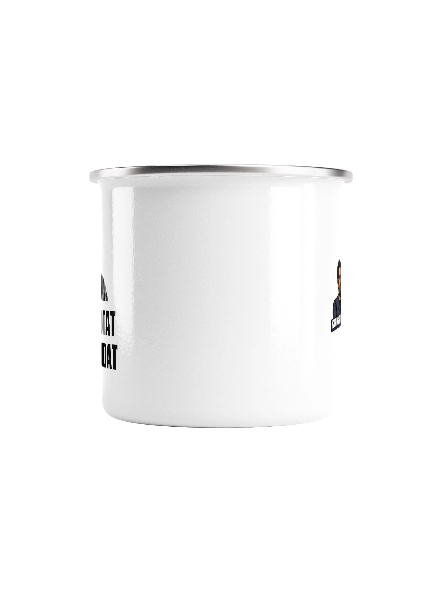 Framåtlutat våldsmandat (Emaljmugg) product image (3)