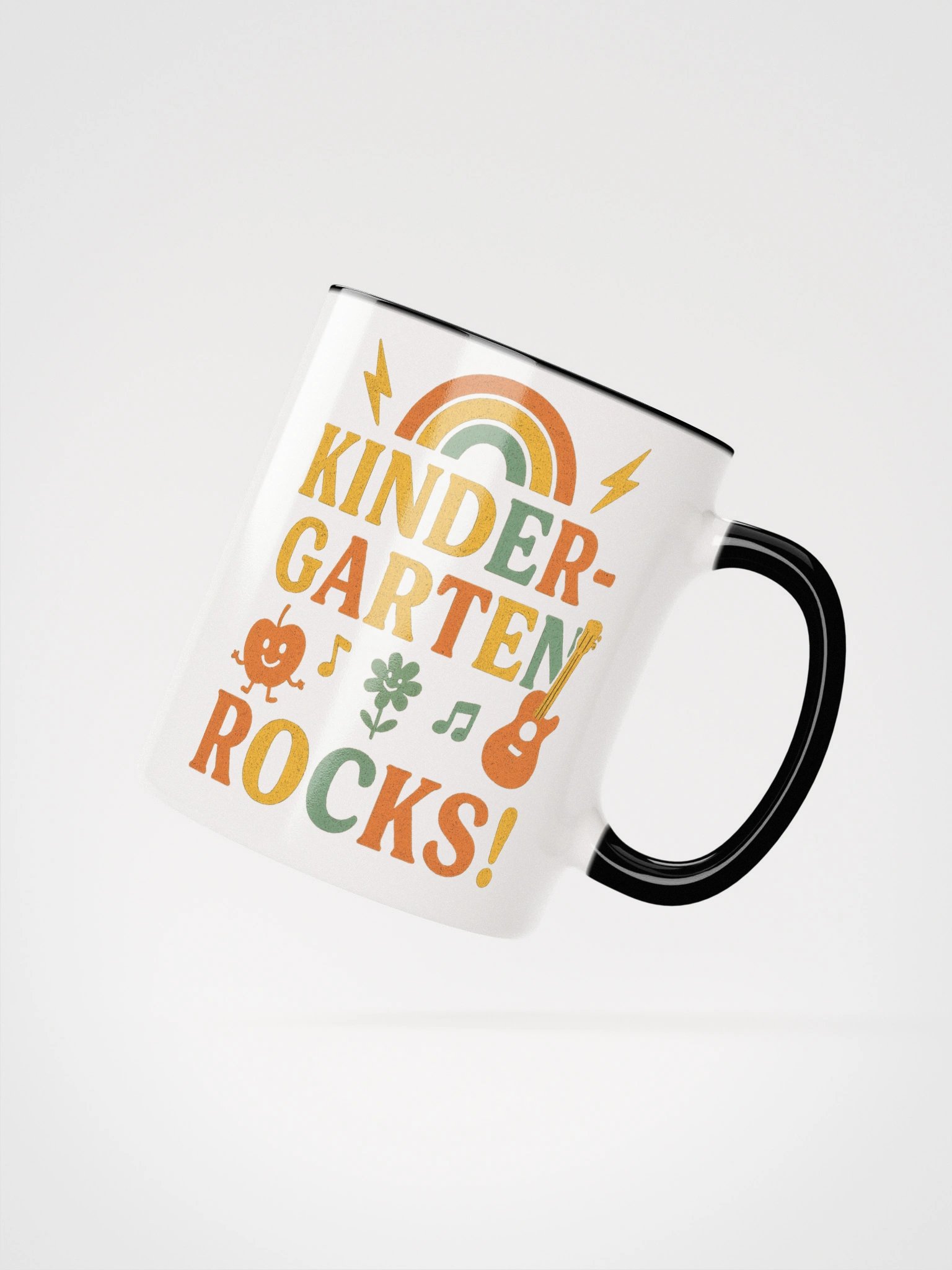 Kindergarten Rocks! Mug – Retro Coffee Cup for Teachers product image (24)