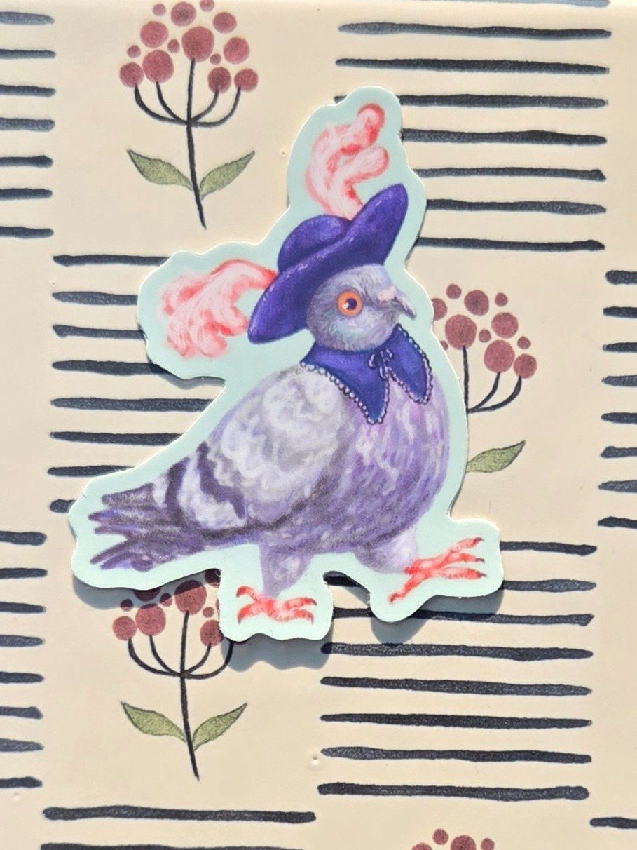 Fancy Pigeon Sticker product image (1)