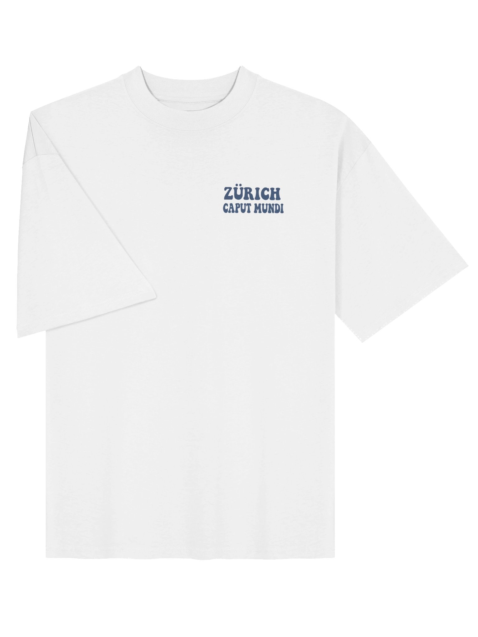 T-Shirt Oversized Zurich Caput Mundi Blue/White product image (5)