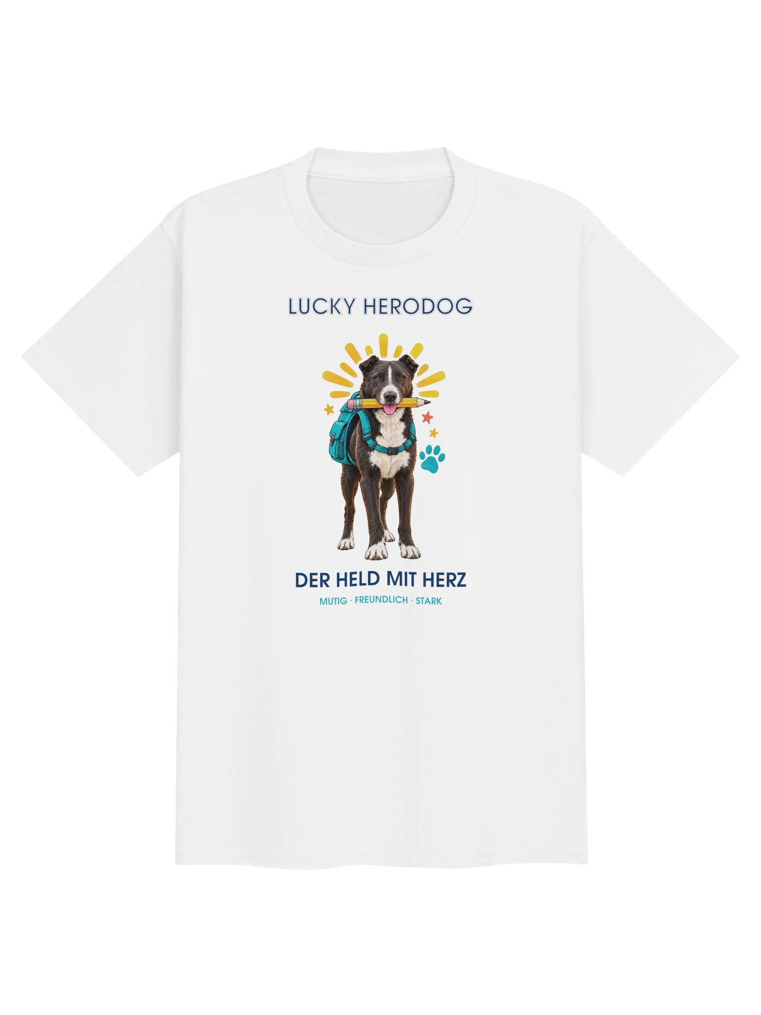 DogKids Schulanfänger T-Shirt – Lucky HeroDog product image (1)