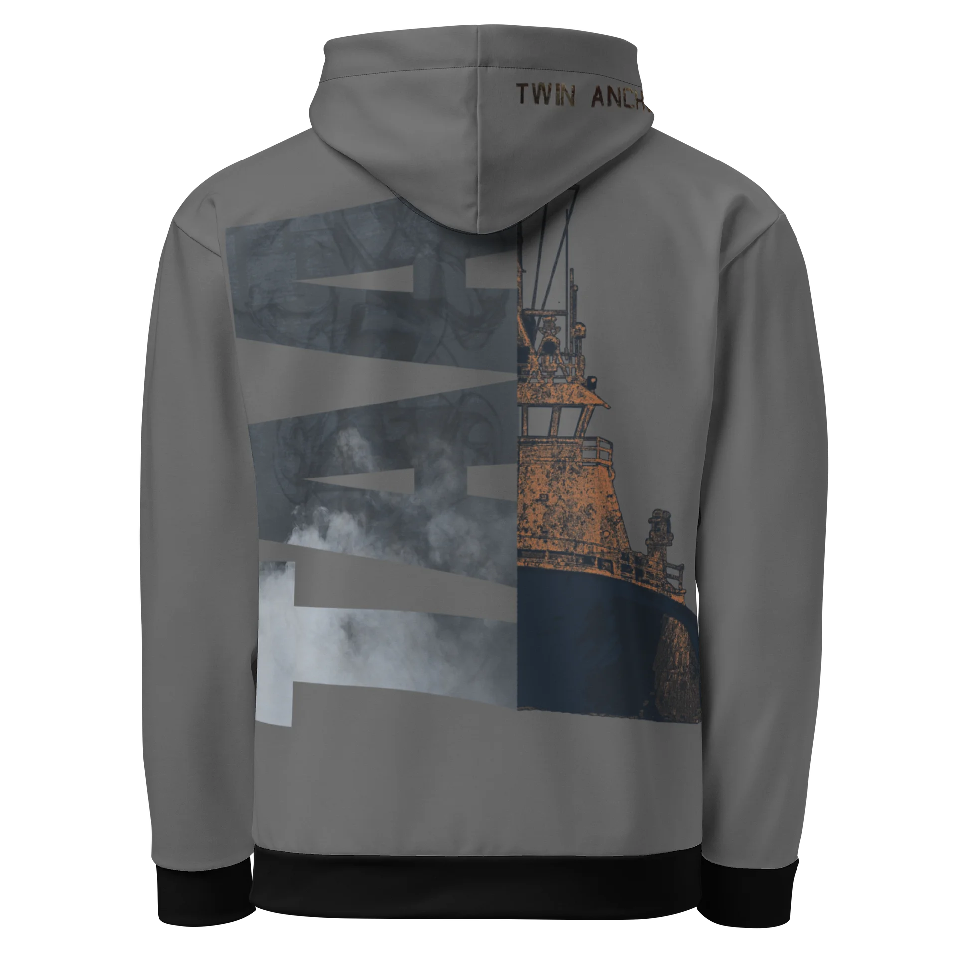 TAA & Foss (Gray) – Performance Marine Wear | Twin Anchor Apparel North Current Line product image (1)
