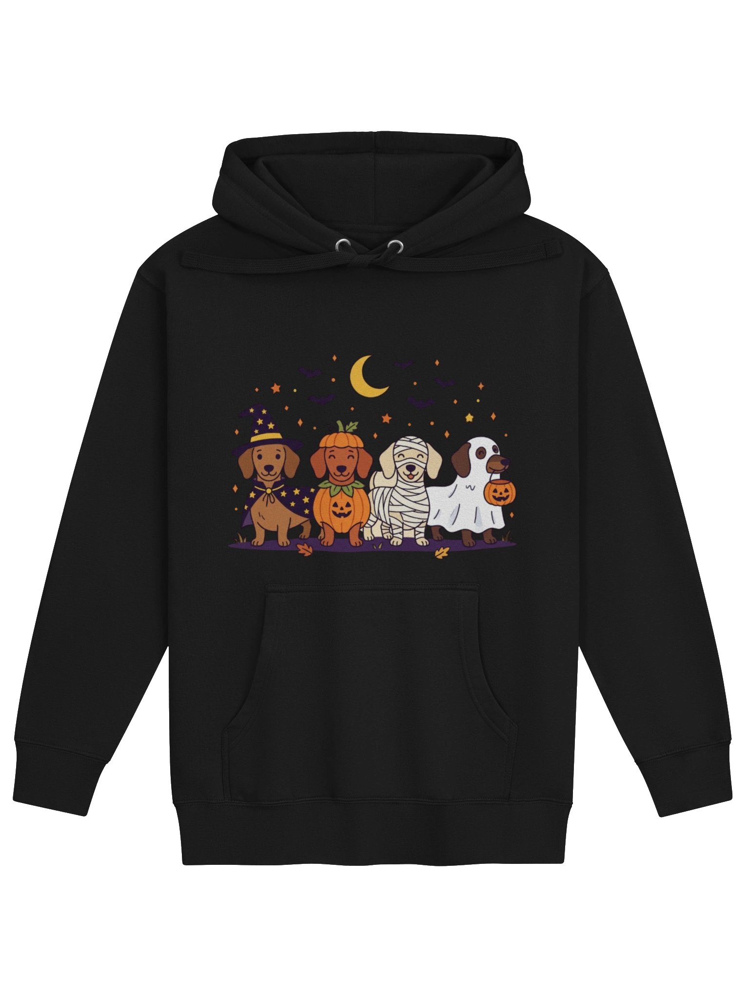 Spooky Halloween Dachshunds Hoodie - Cute Spooky Wiener Dog Costume Sweatshirt product image (4)