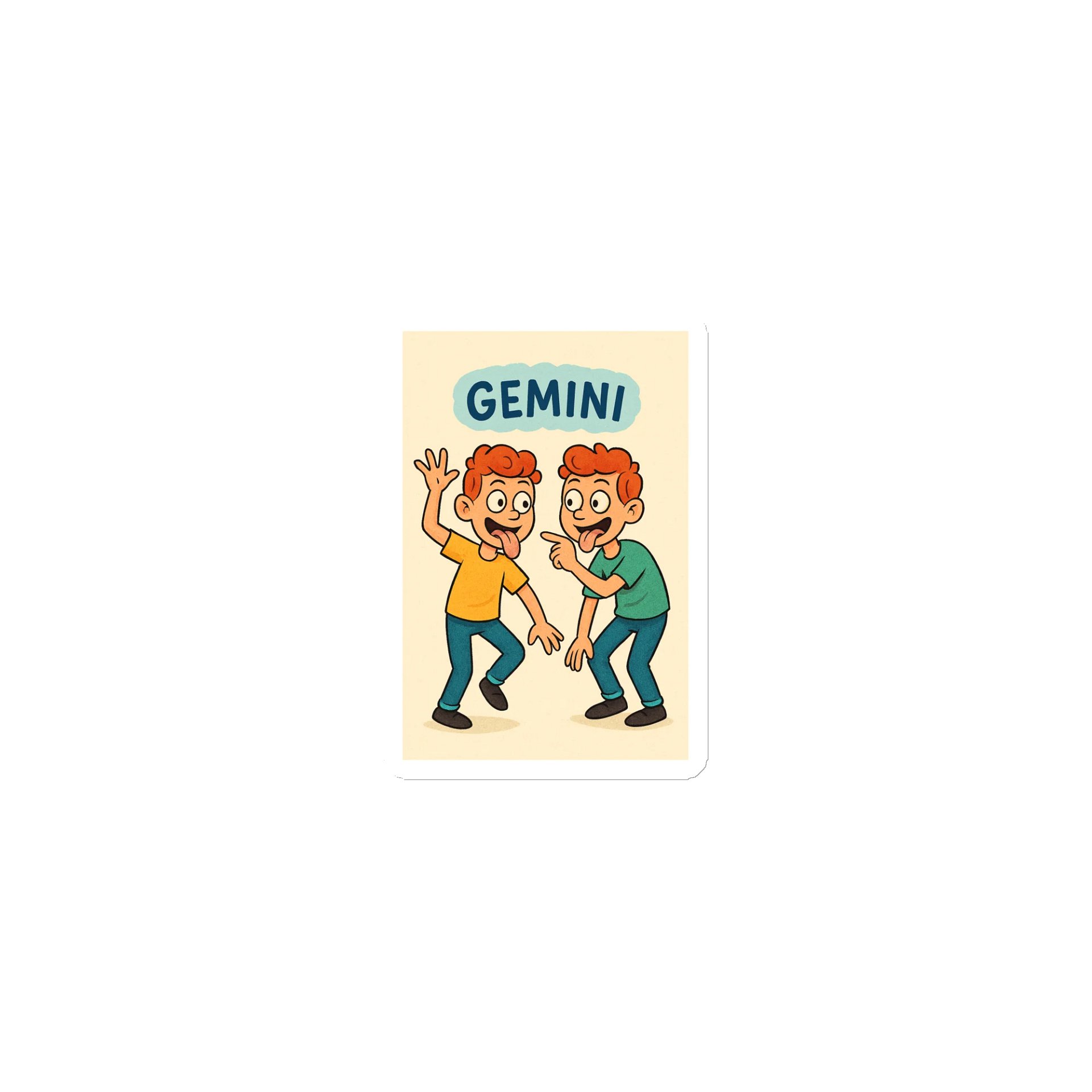 Quirky Gemini Character Magnets product image (1)