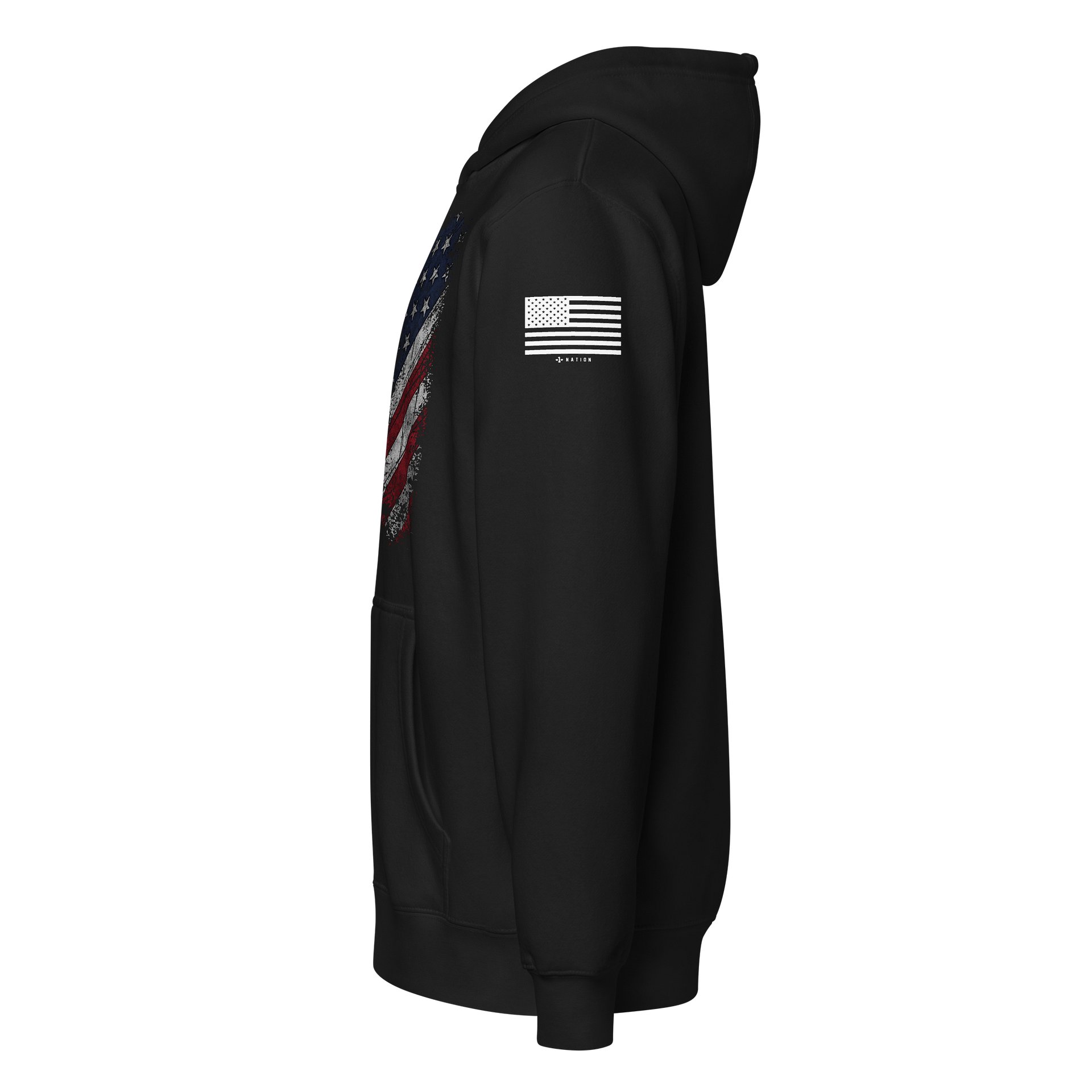 American Flag Zip Hoodie product image (2)