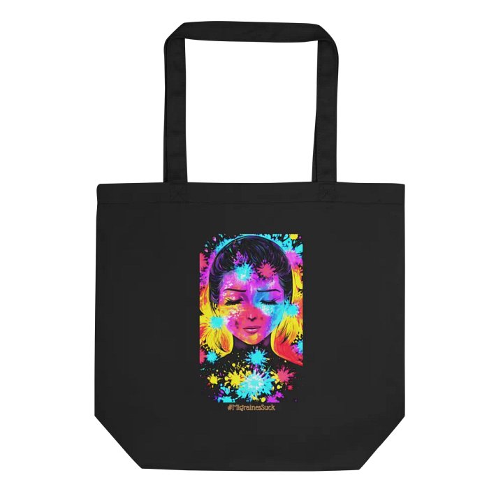 Migraines, Ocular Starbursts, Black Tote product image (1)