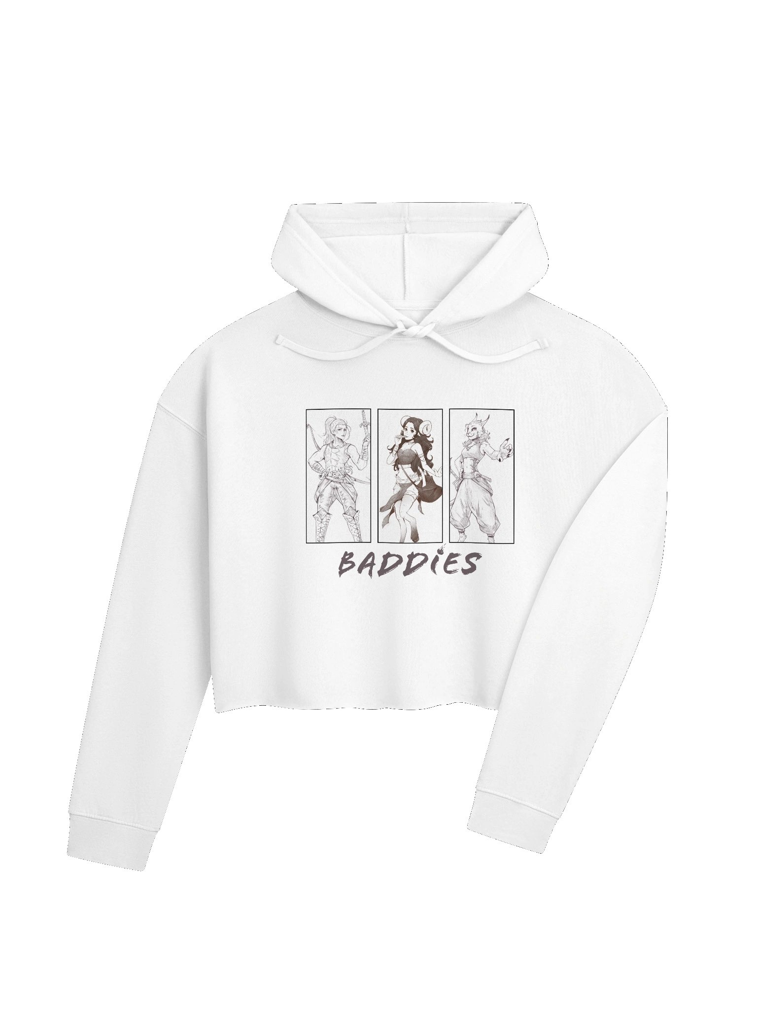 Baddies Crop Hoodie product image (4)
