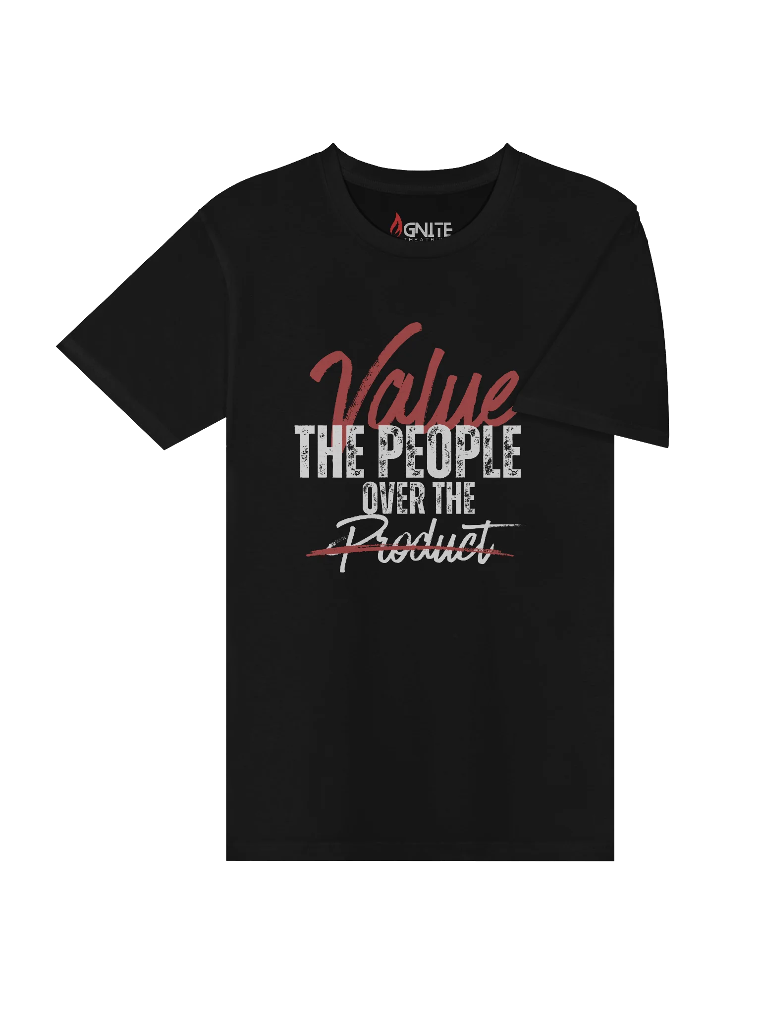 Ignite Theatrical “People Over Product” Premium Tee product image (4)