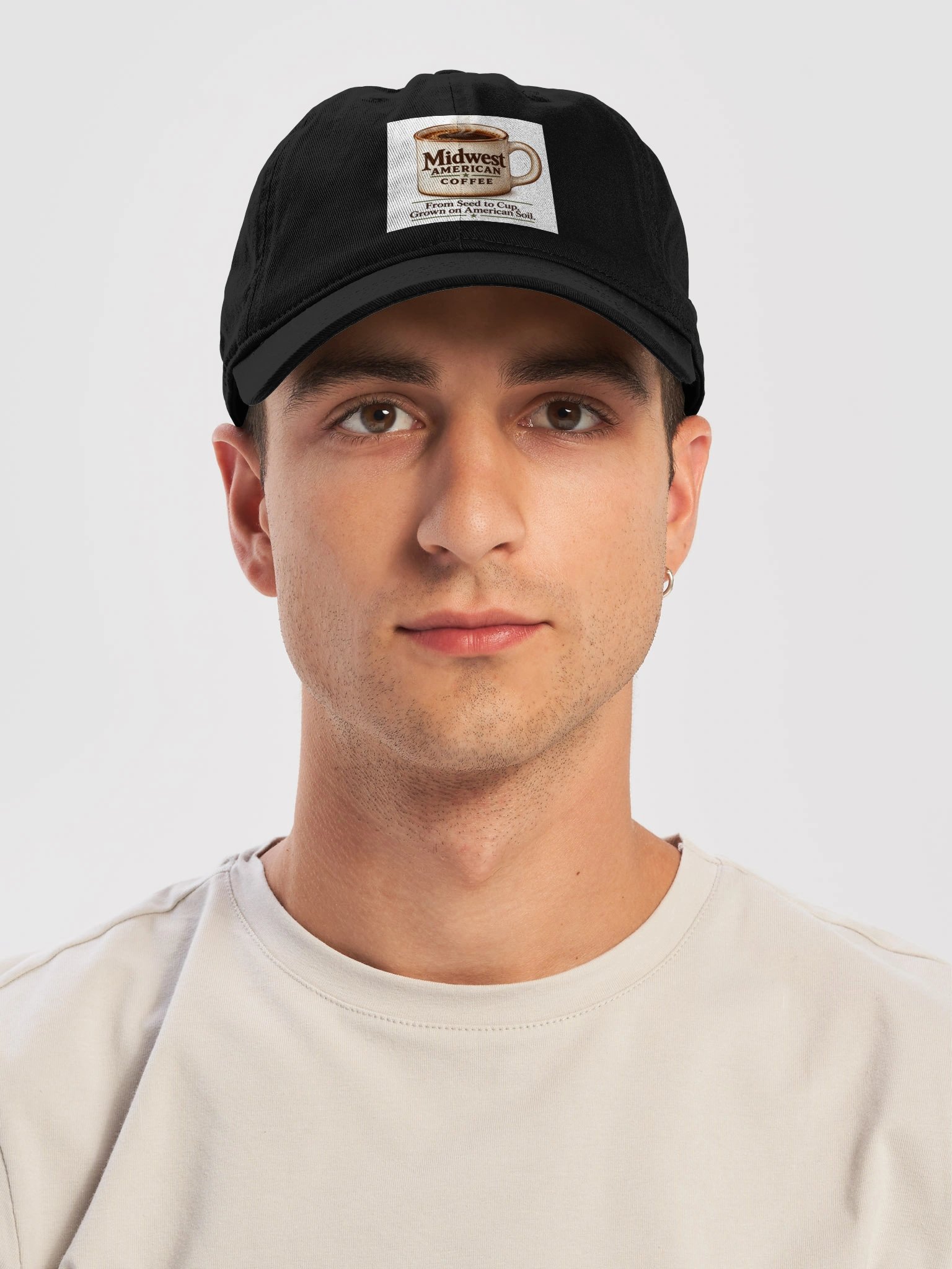 Midwest American Coffee – Grown on American Soil Baseball Cap product image (5)