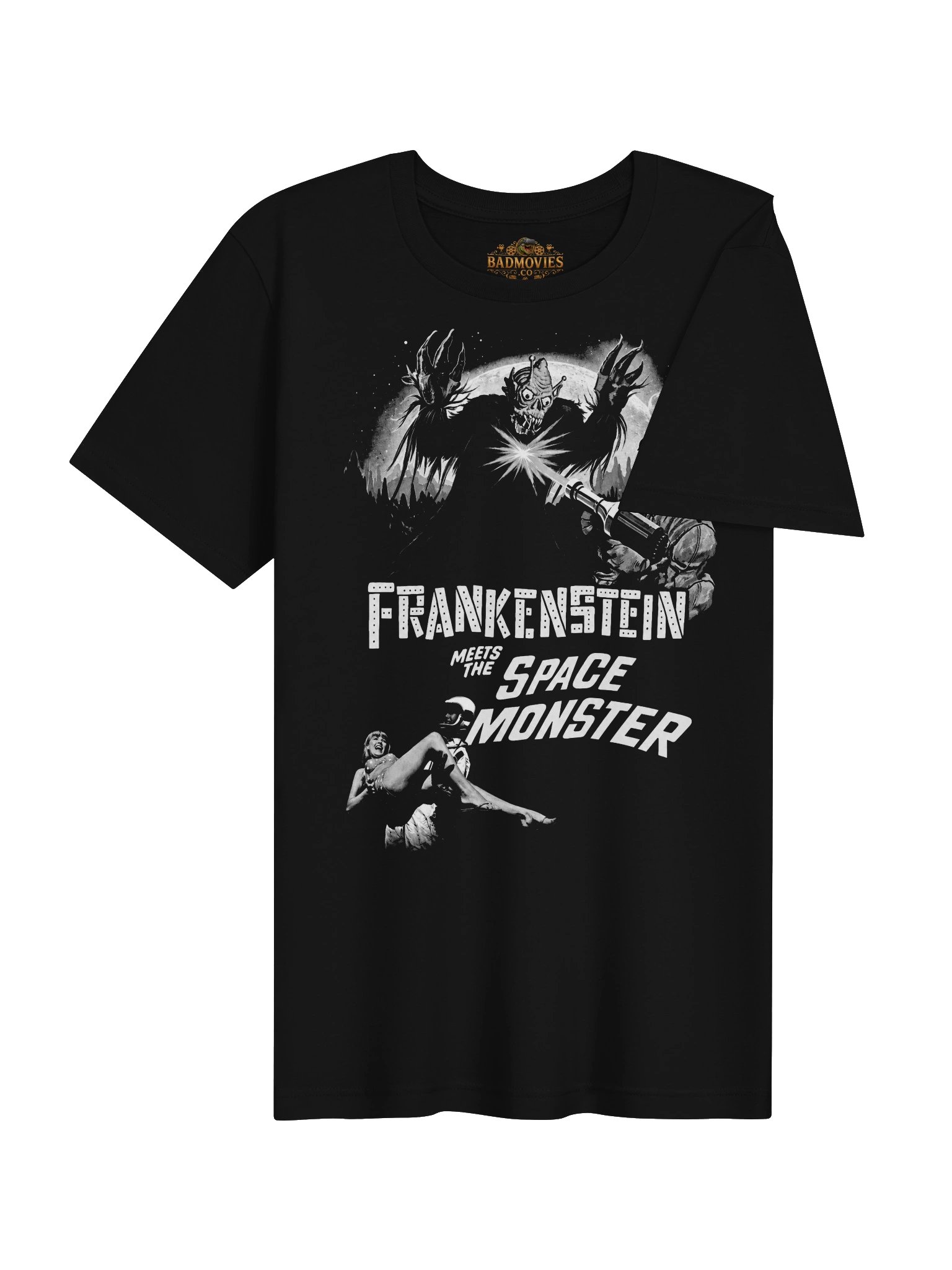 Frankenstein Meets the Space Monster – Vintage B-Movie Shirt product image (4)