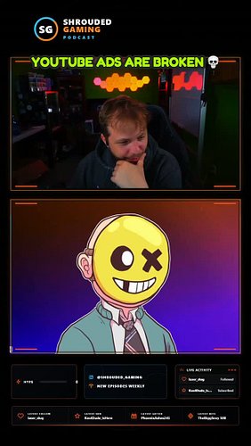 youtube ads are actually broken 💀 #youtubeads #streamerlife #gamingnews #funnyclip