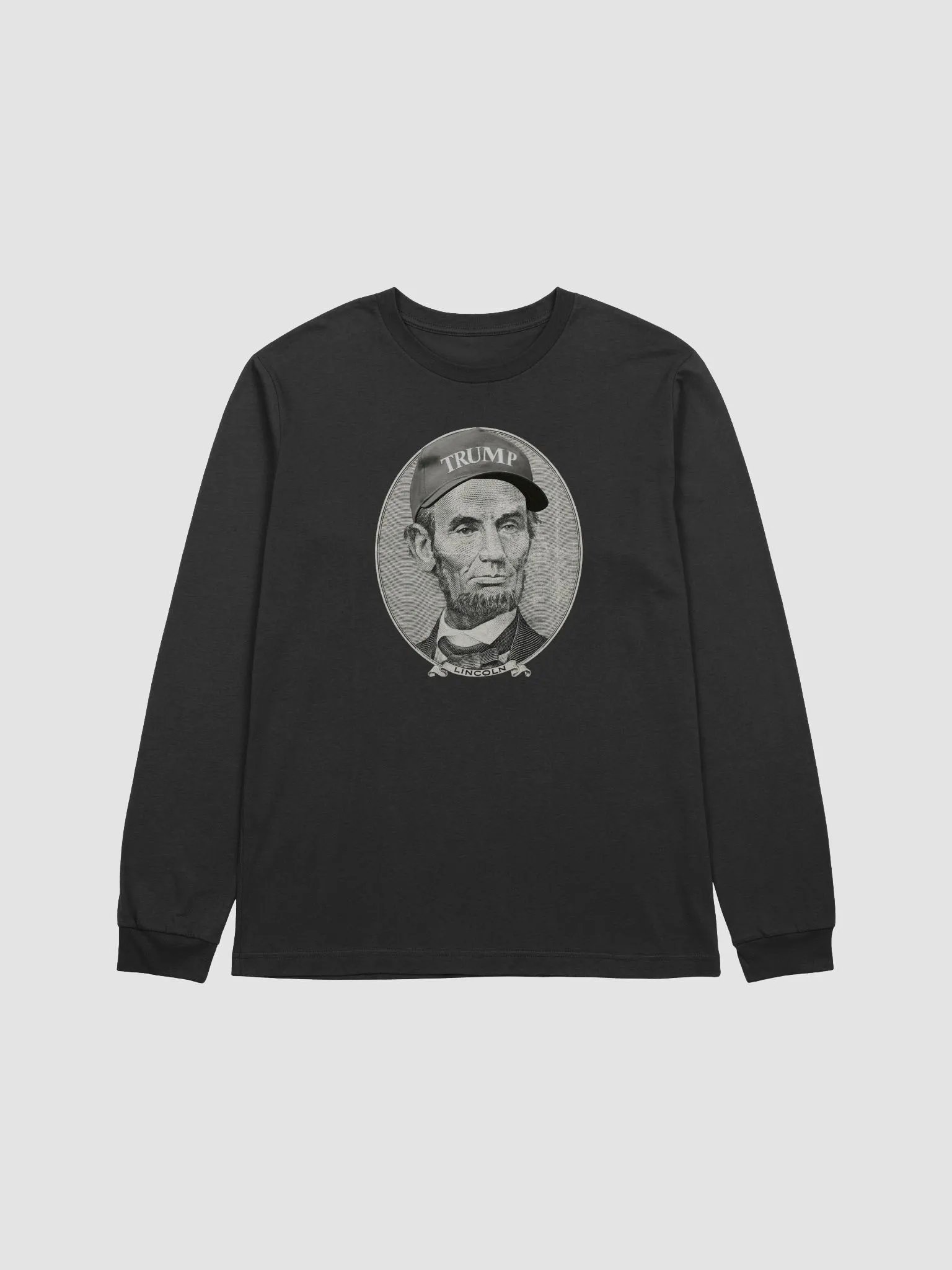 Vintage Abe Lincoln Trump Hat - Long Sleeve Tee product image (1)