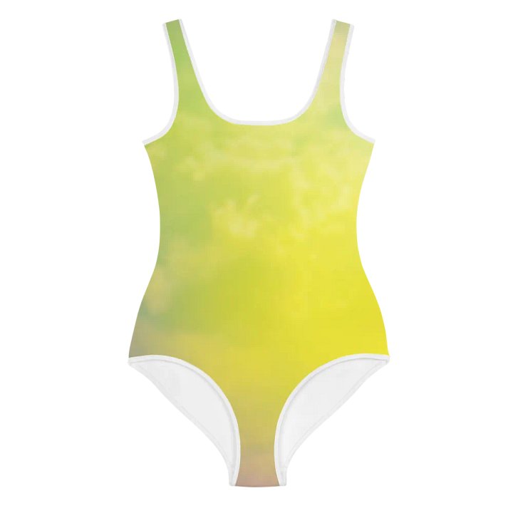 Blur cloud rainbow Design Youth One Piece Swimsuit - V9 product image (1)
