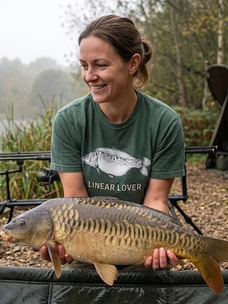 "Linear Lover" Linear Mirror Carp T-Shirt product image (1)