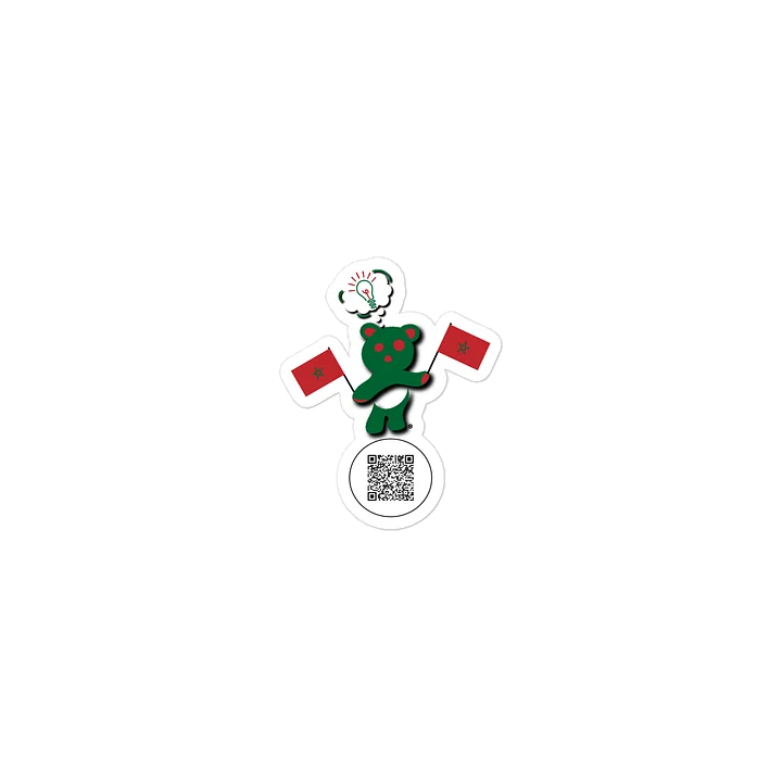 Morocco — Country Bear Sticker | BehrBrained Media product image (1)