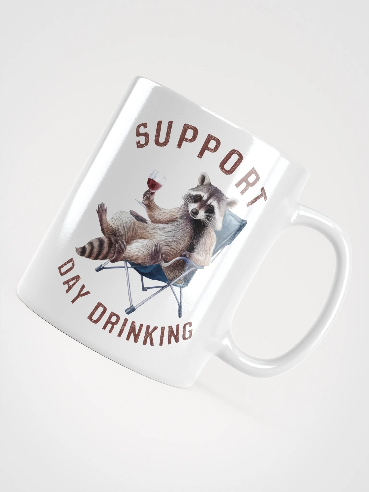 Laid-Back Raccoon Day Drinking Mug product image (11)