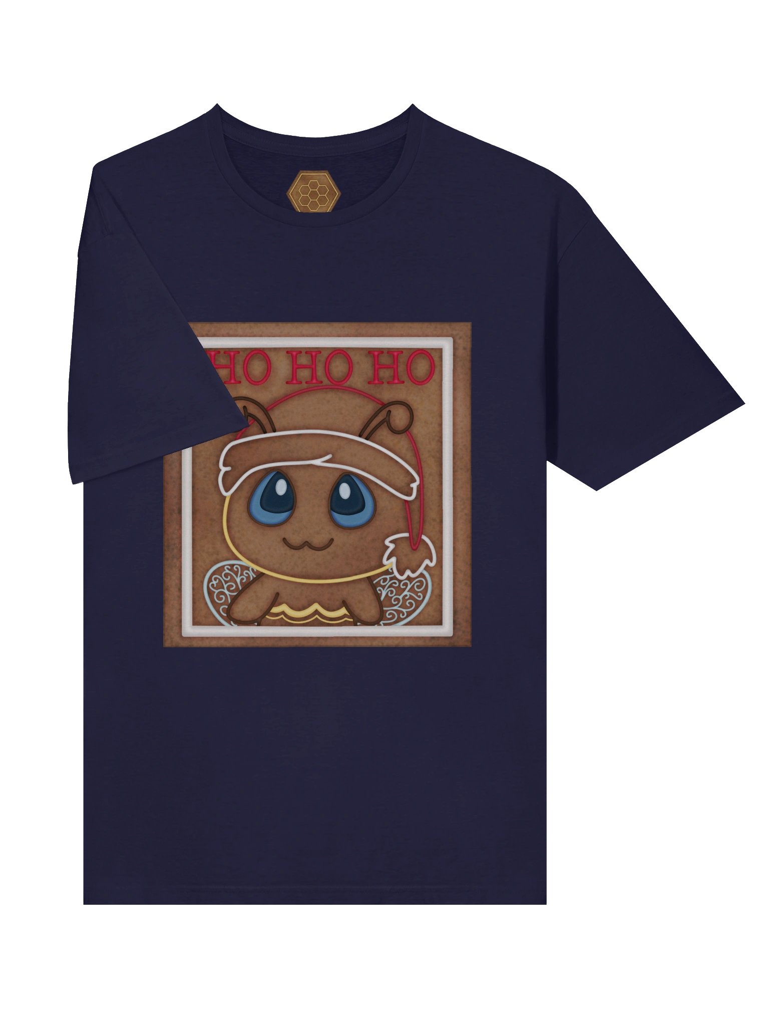 Gingerbee Ho Ho Ho Tee product image (23)