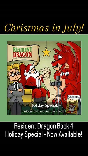 The latest Resident Dragon book is now available. Book four is a holiday special featuring Christmas, New Year, and Long Week...