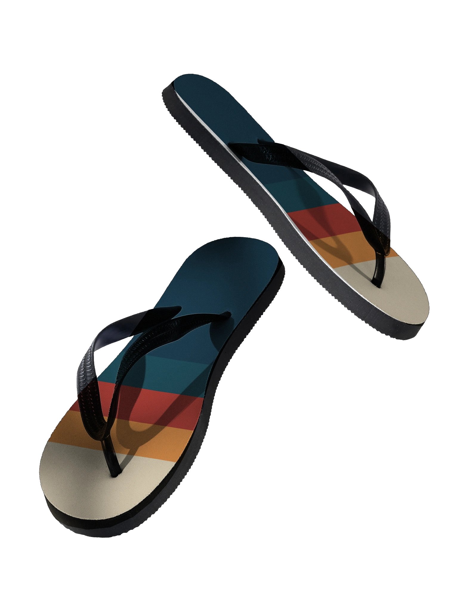 Sunset Stride Color-Block Flip-Flops product image (2)