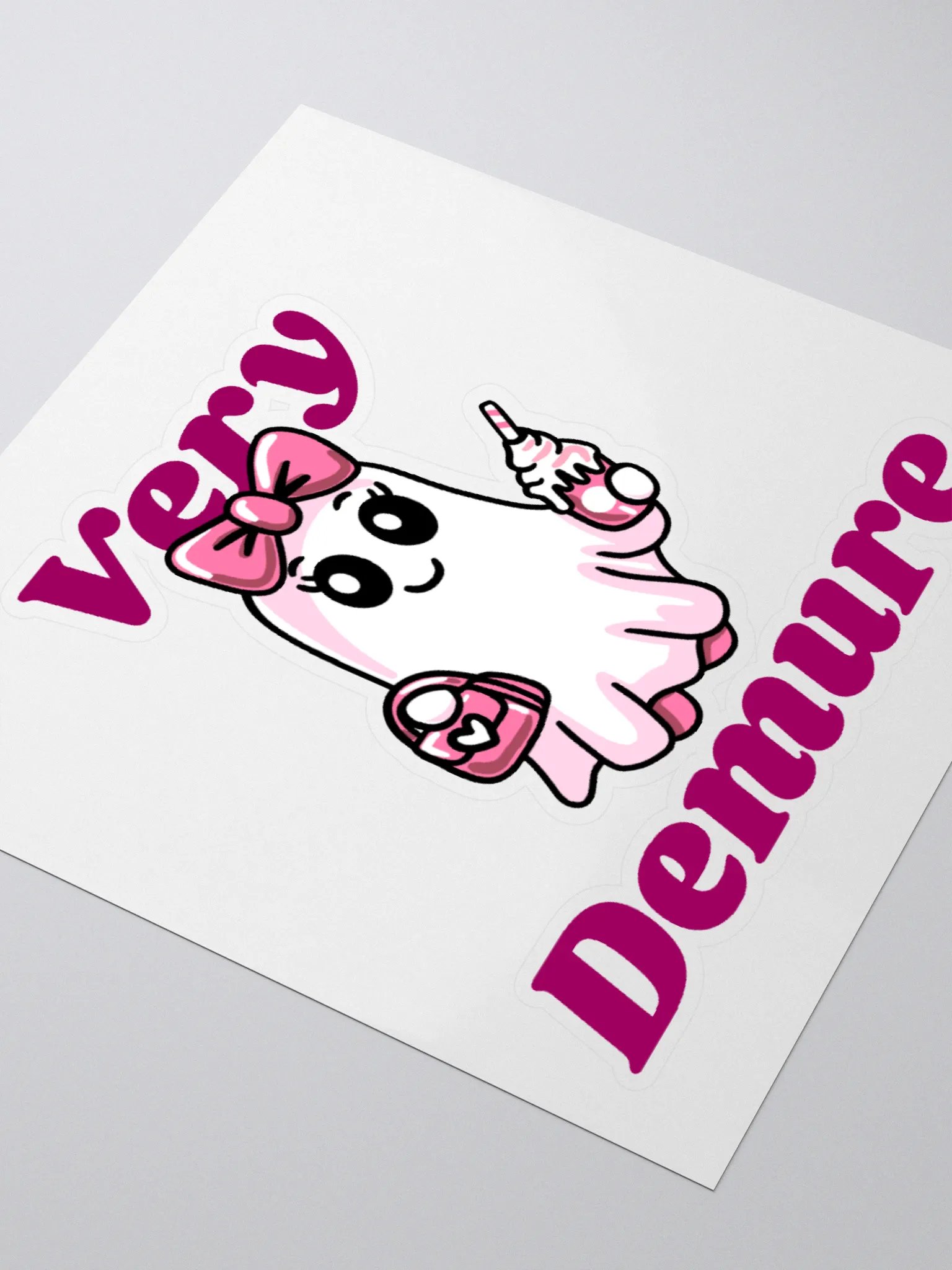Very Demure Cute Ghost Sticker product image (3)