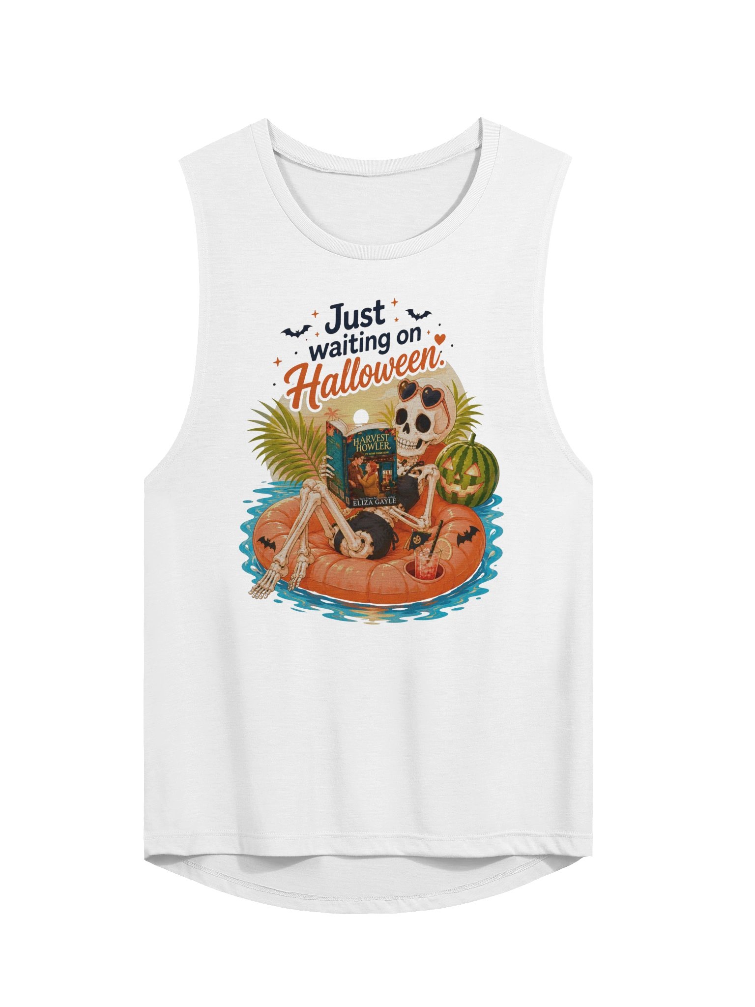 Just Waiting on Halloween Skeleton Tank product image (1)