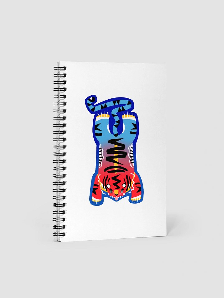 Blue and Red Tiger Notebook product image (1)
