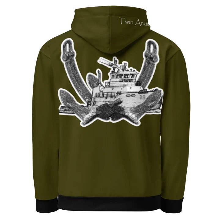 2 Anchor Titan Tug (Green) – Performance Marine Wear | Twin Anchor Apparel North Current Line product image (1)