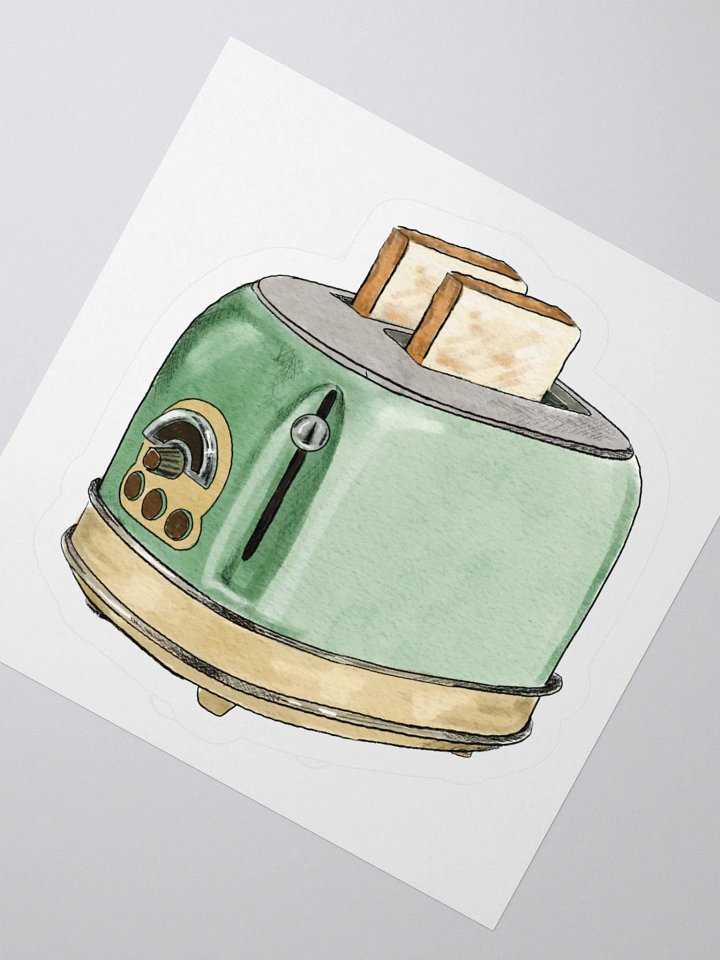 Retro Toster Vintage stiker product image (6)