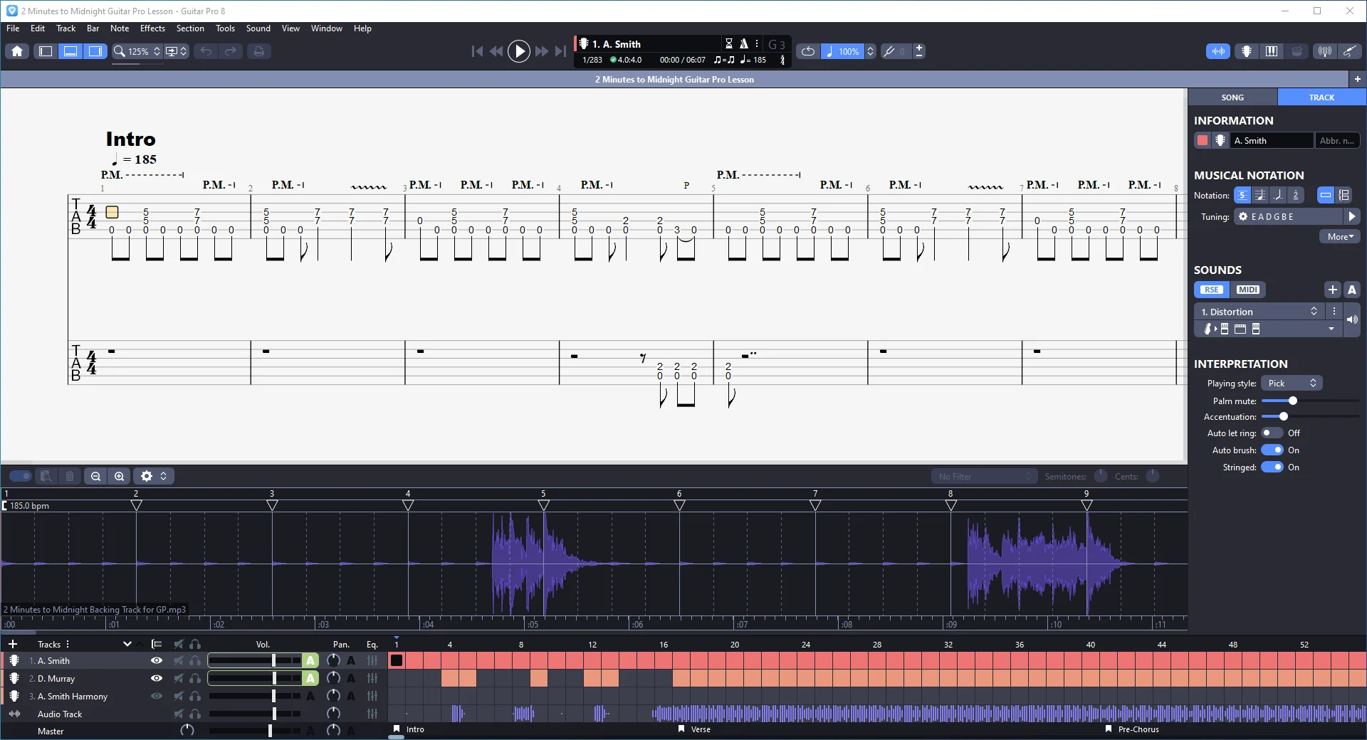 2 Minutes to Midnight | PDF Tab + Guitar Pro | Iron Maiden product image (3)