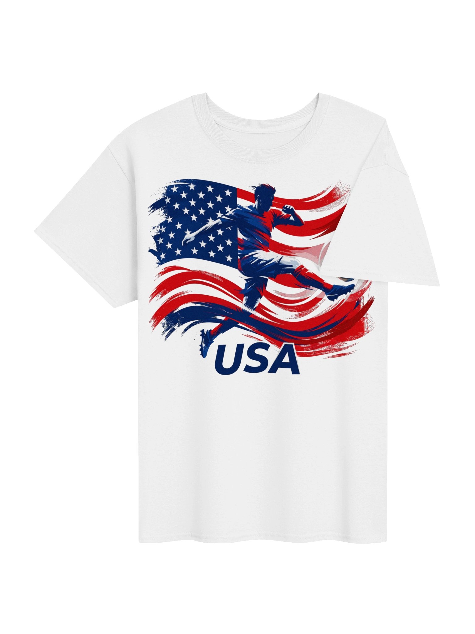 USA Soccer Pride Graphic Tee | World 2026 Patriotic Football Shirt product image (14)