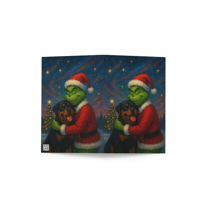Rottweiler & Grinch Greeting Card product image (4)
