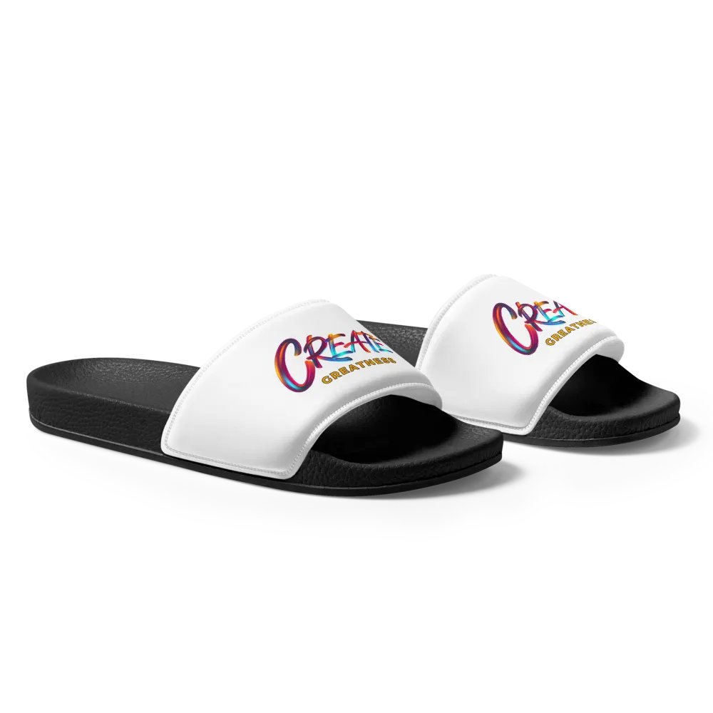 Create Greatness Women's Slides product image (2)