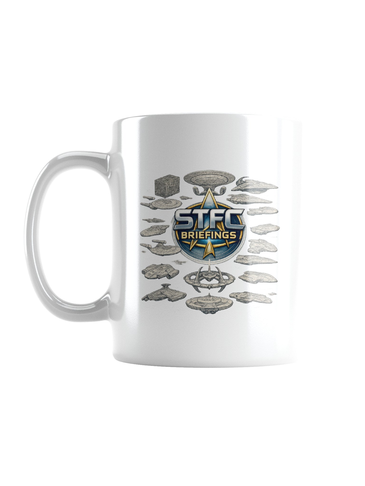 STFC Briefings All The Ships Collection White Mug product image (1)