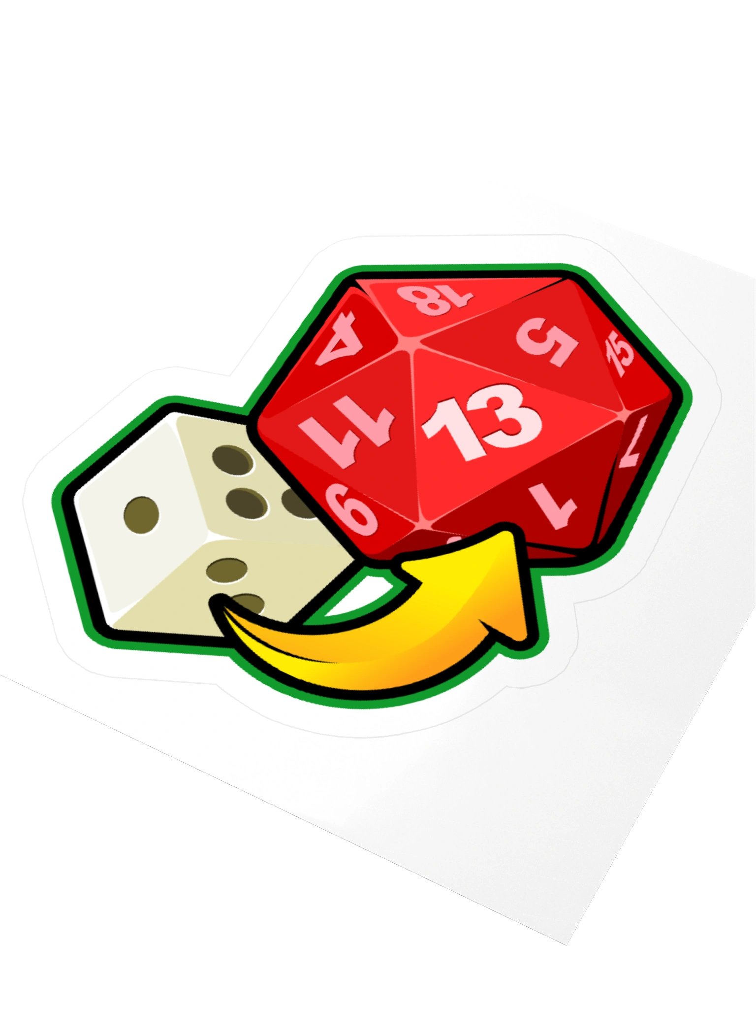 Dicey Bizniz Sticker product image (9)
