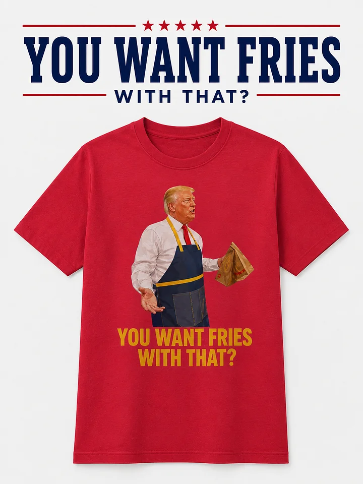 Trump T-Shirt McDonald's Worker Fries With That product image (1)