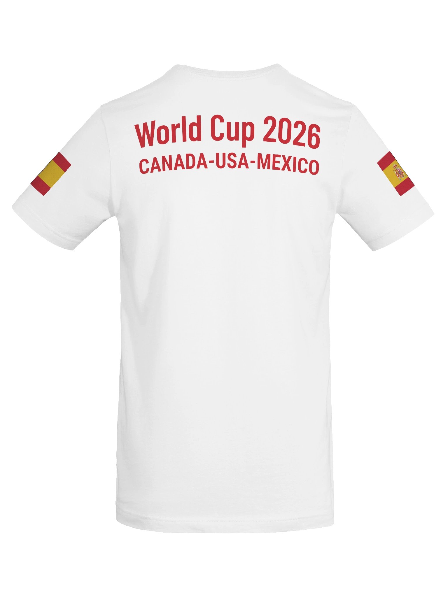 Spain 2026 World Cup Flag Tee - World Cup 2026 Map Edition - Premium Unisex T-Shirt product image (67)