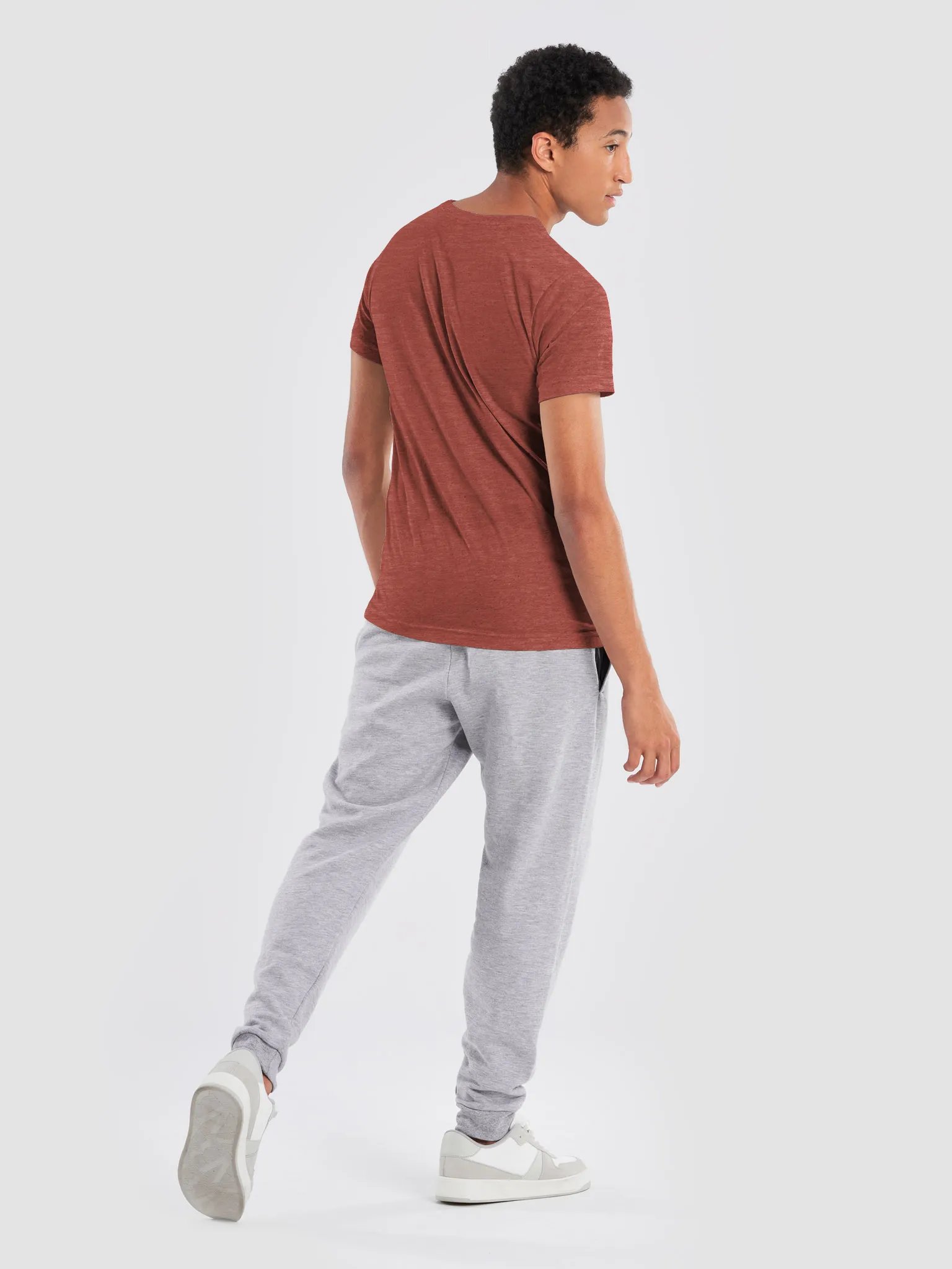 Columbia Road Market Triblend Short Sleeve T-Shirt (Clay) product image (8)