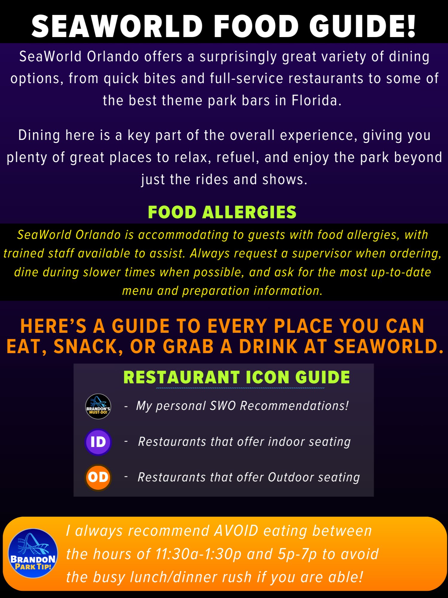 SeaWorld Orlando Guide 2026 | 55-Page Printable Digital PDF, Instant Download product image (6)
