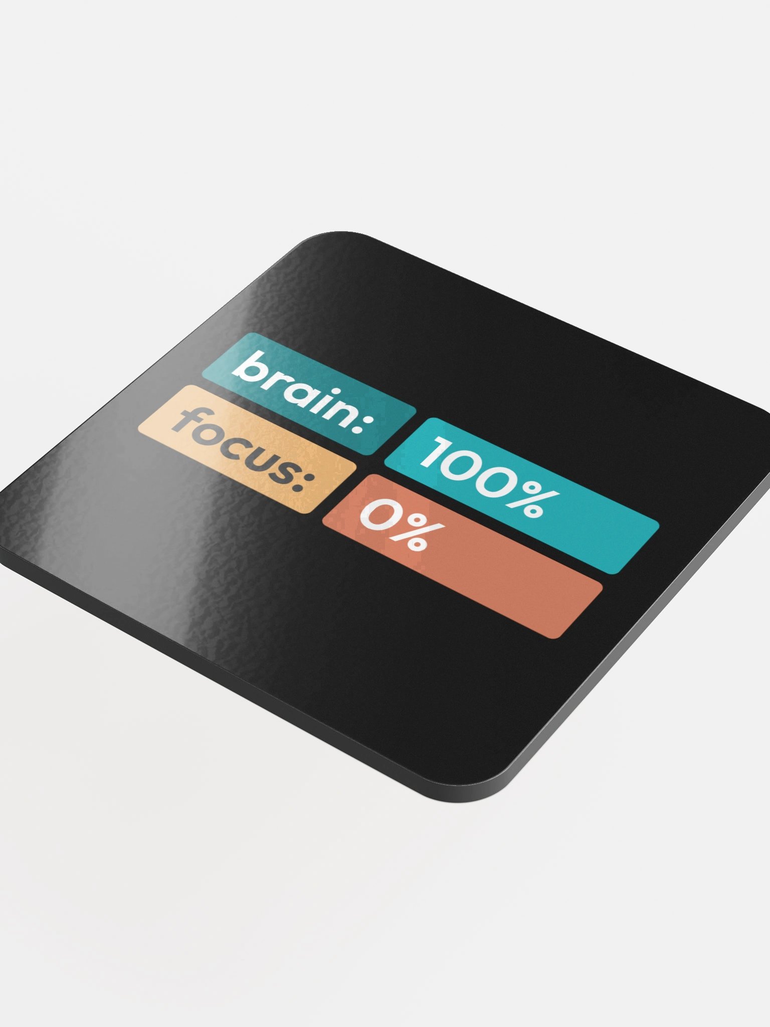 100% Brain Dark Coaster product image (4)