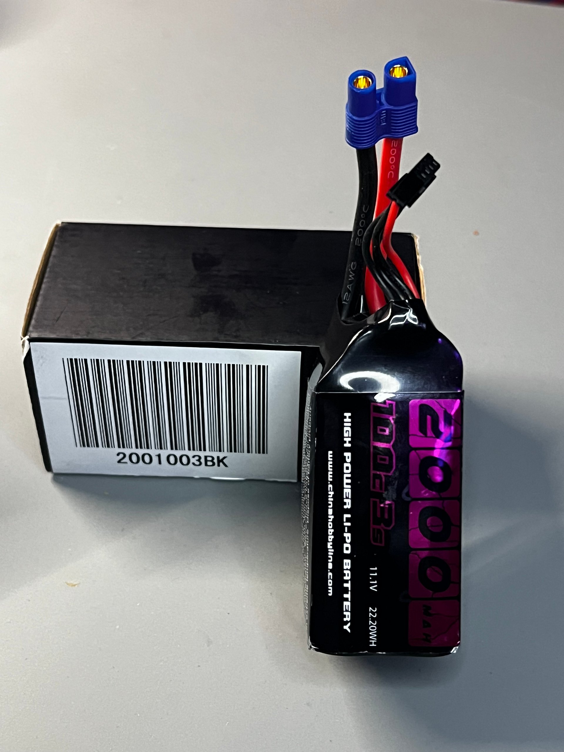CNHL 2000mAh 3S LiPo Battery — 11.1V EC3 Connector product image (1)
