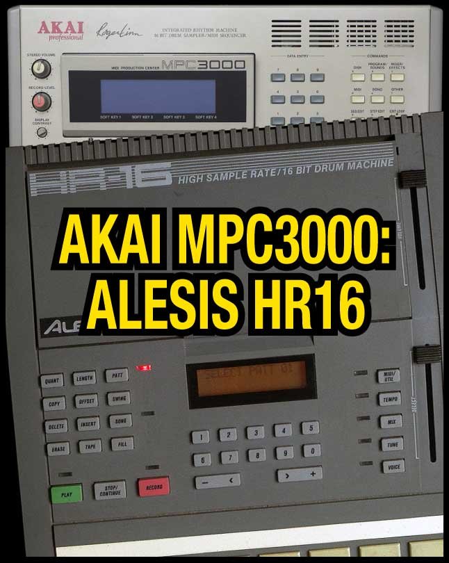 Akai MPC3000: Alesis HR16 product image (1)