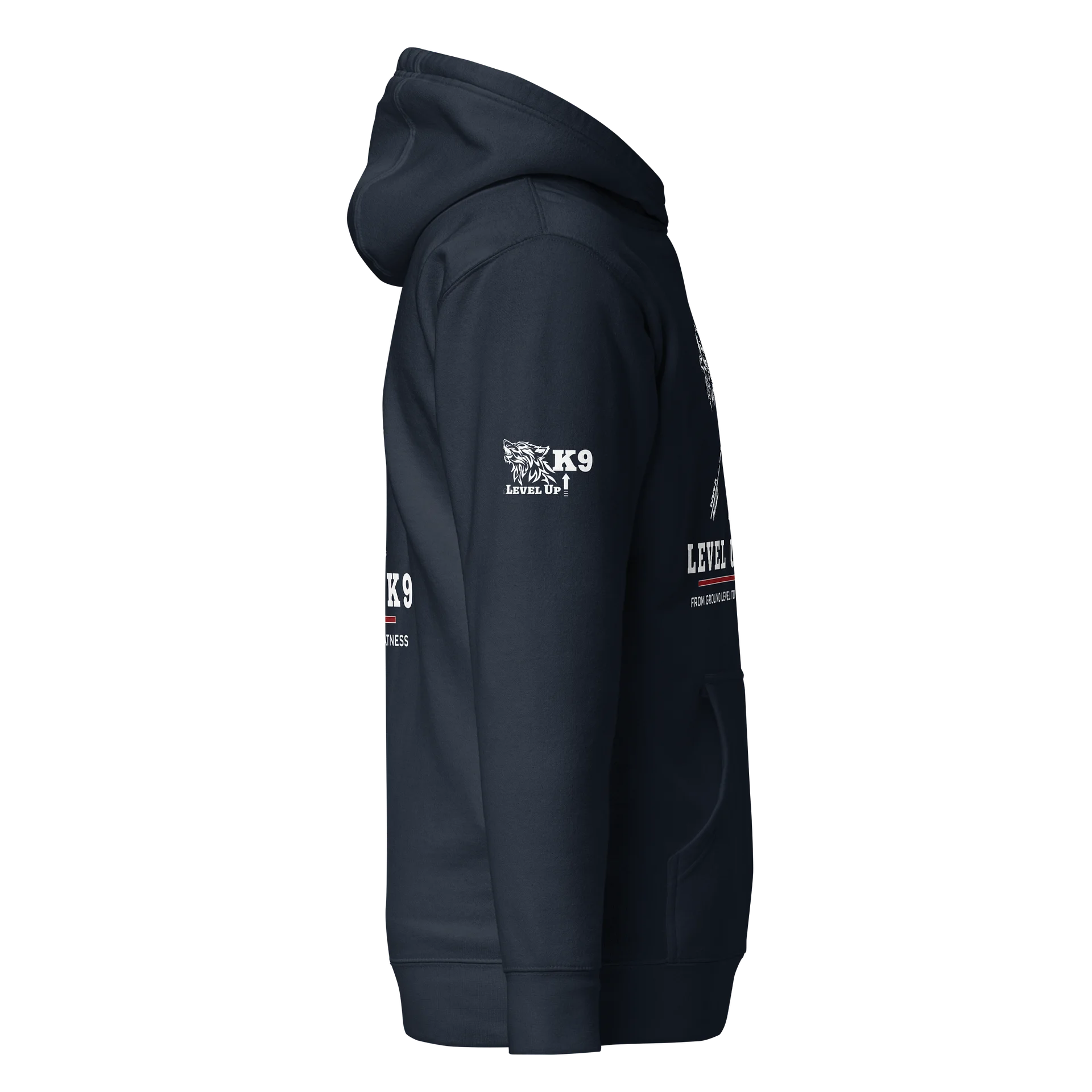 Level-UP K9 Standard Hoodie ( navy ) product image (5)