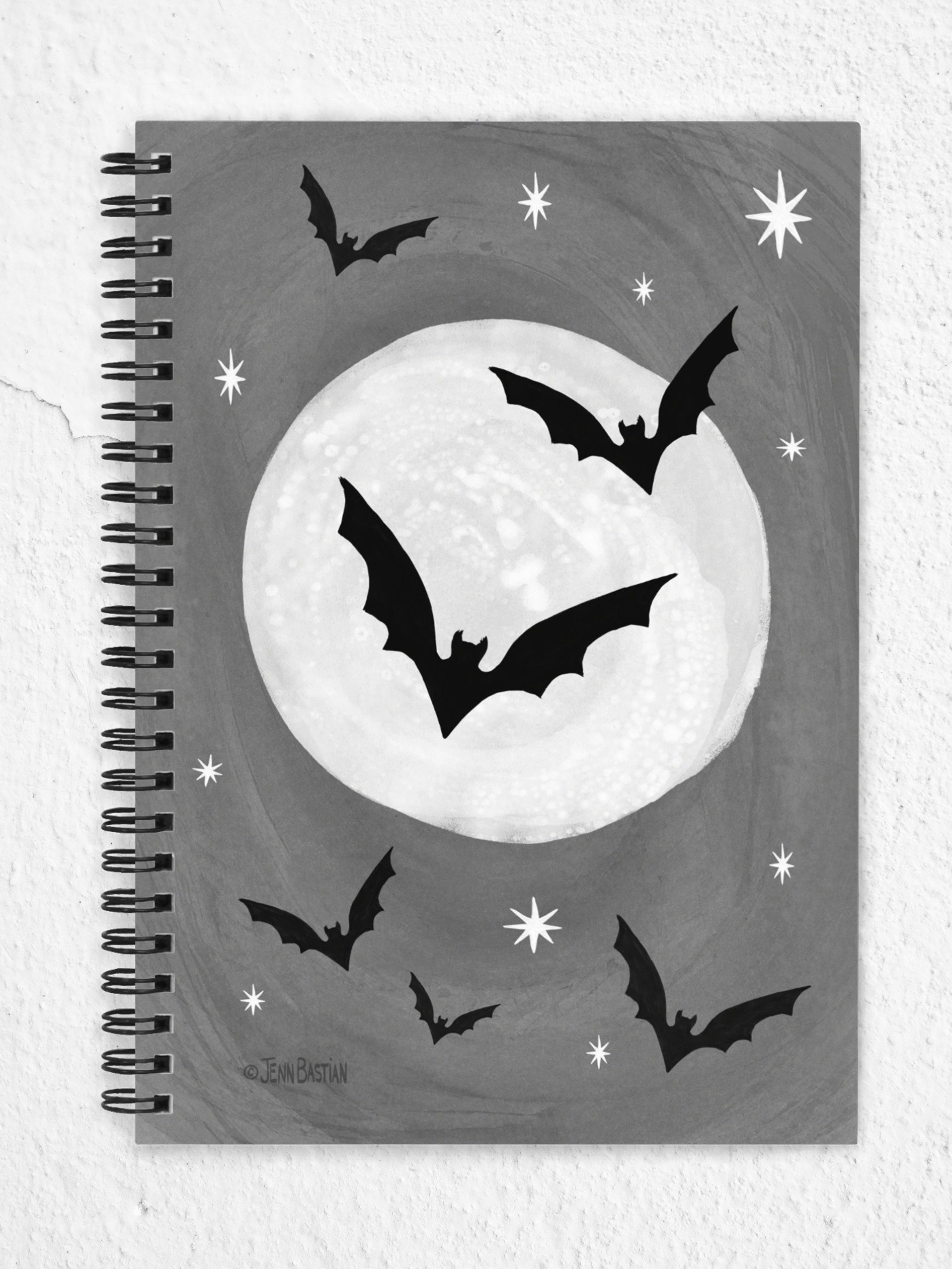 SPIRAL BOUND NOTEBOOK - BATS product image (1)