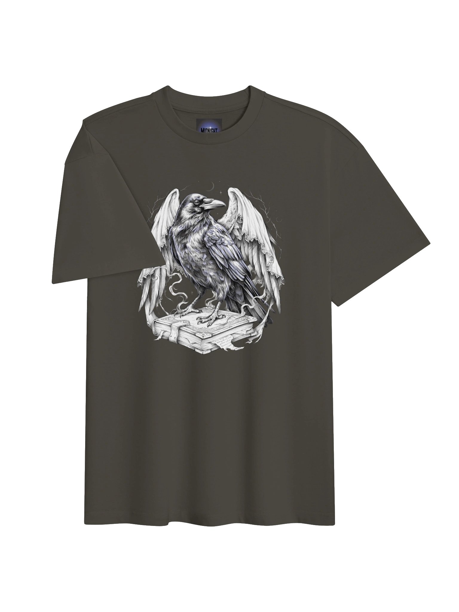 Grimoire Raven // Winged Codex Heavyweight Box Tee product image (5)