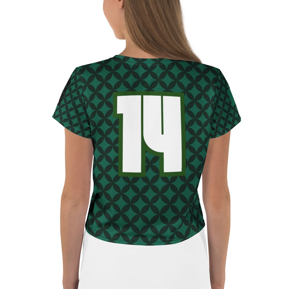 LowkeyFire Mexico Soccer Inspired Crop Tee product image (2)