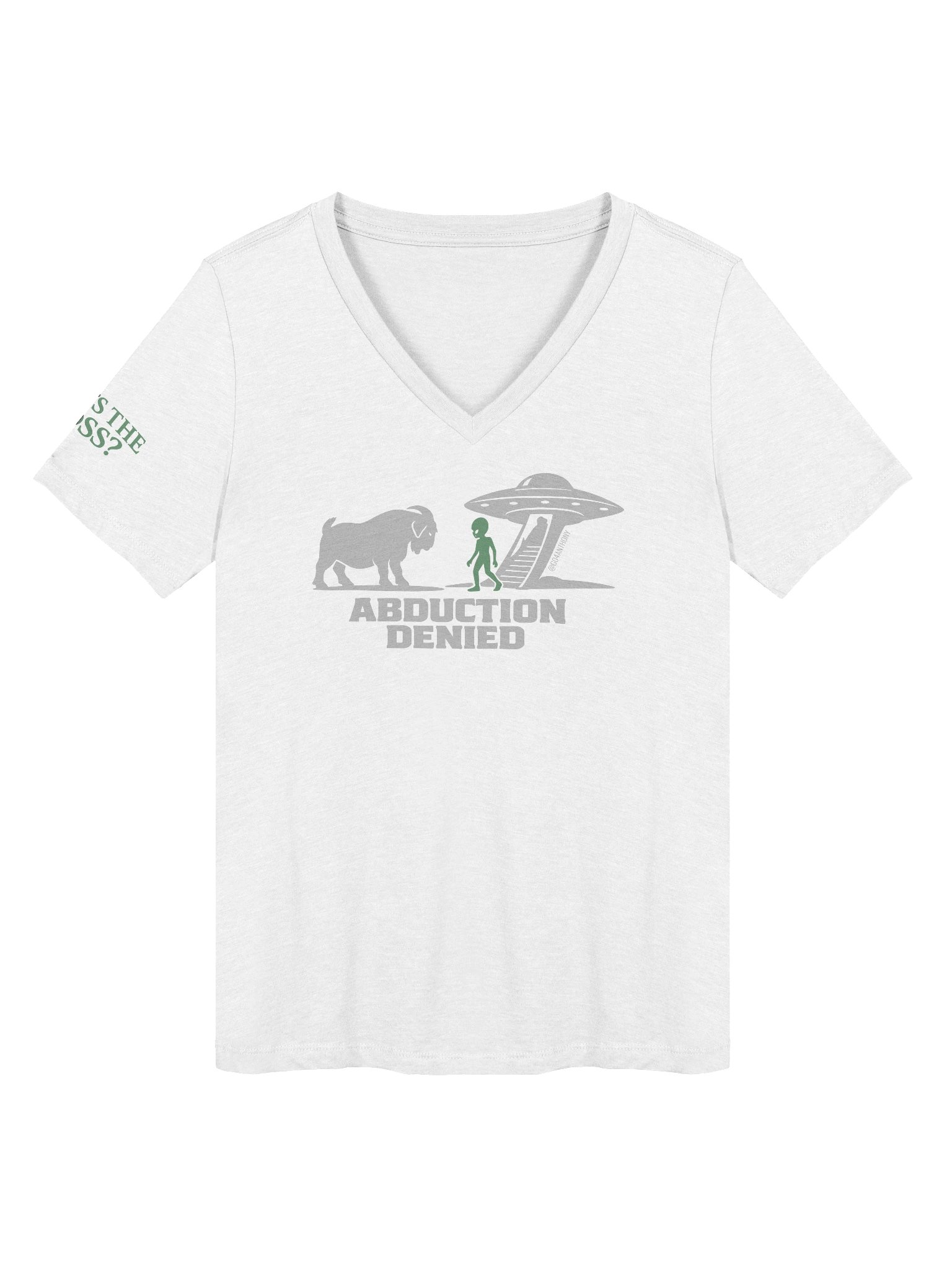ROUND 42: ABDUCTION DENIED WOMEN'S V-NECK product image (2)