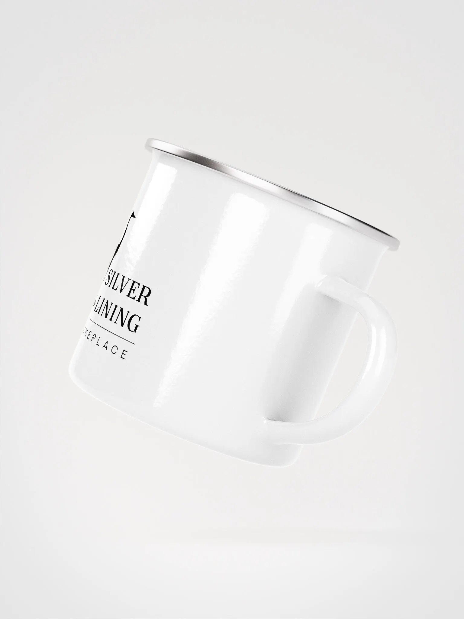 Heron Logo Enamel Mug product image (3)
