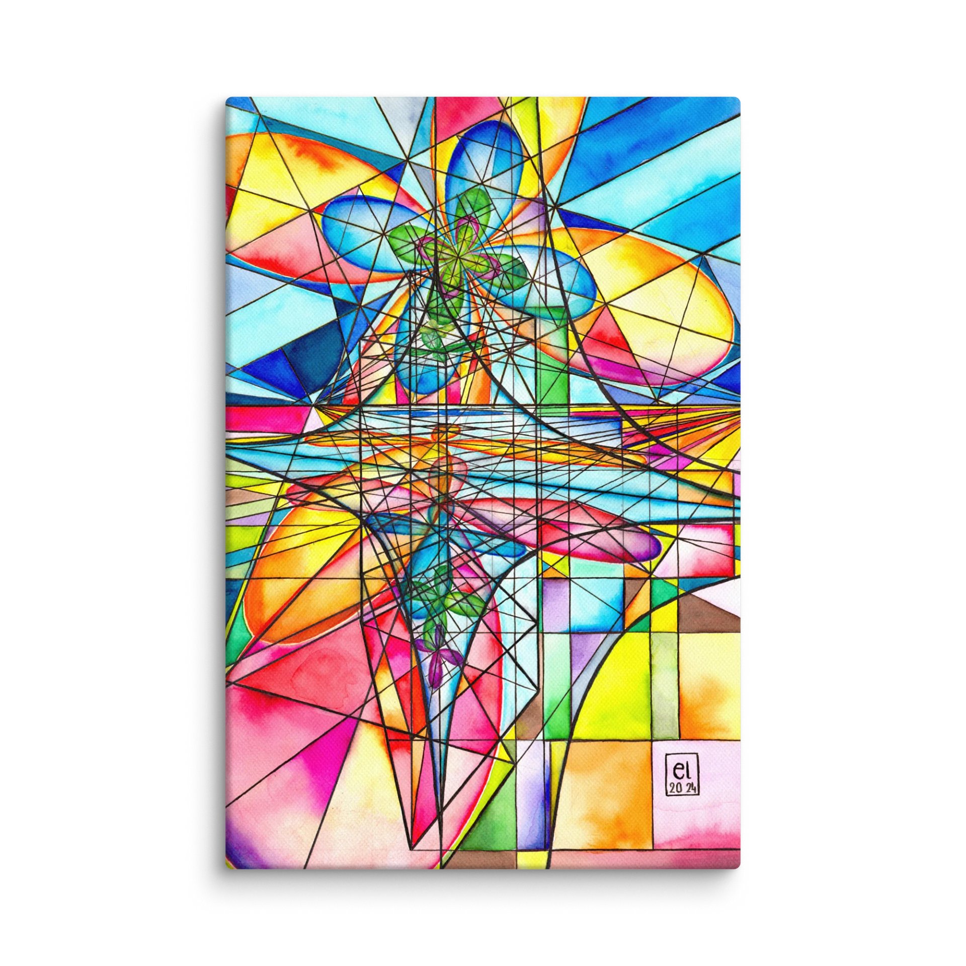 Cathedral of Math - Geometrical Art Canvas Print product image (1)